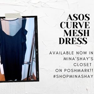 Black ASOS Curve dress